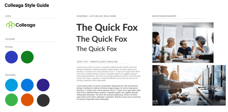 Colleaga style guide