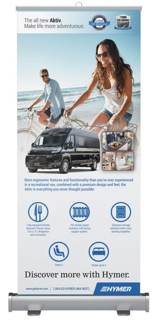 Hymer Aktiv Tradeshow Banner